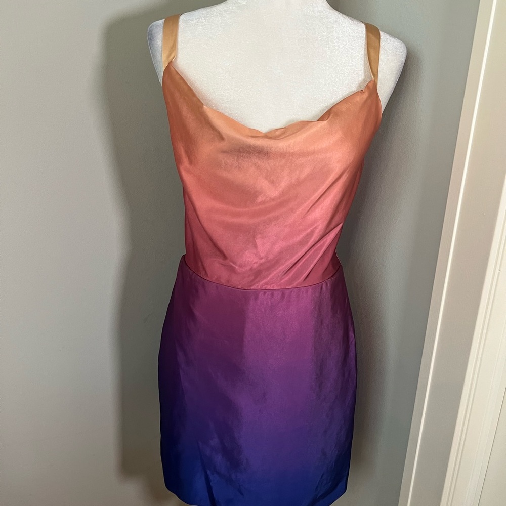 ELLIATT Multi Color Transference Dress Revolve Ombré Multi SZ Small READ